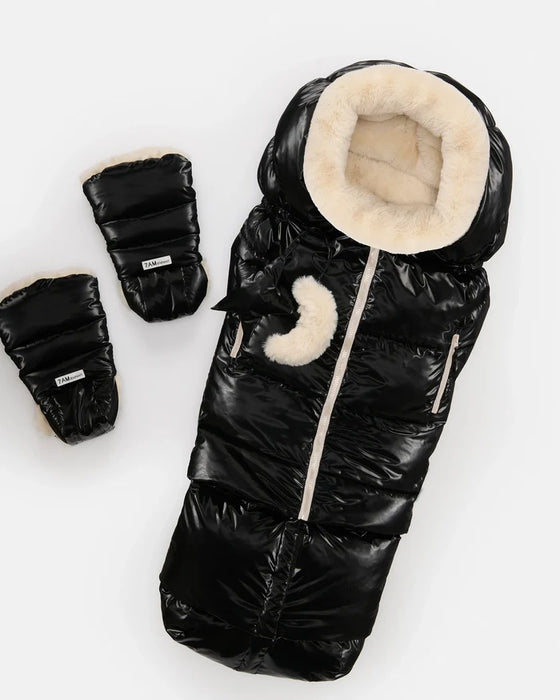 7AM Blanket 212 Evolution - Footmuff Black Liquid Shine B212E-BKLF