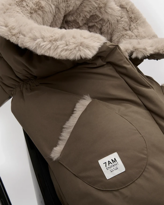 7AM Blanket 212 Evolution - Footmuff Moss Brown