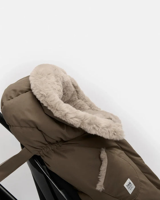 7AM Blanket 212 Evolution - Footmuff Moss Brown