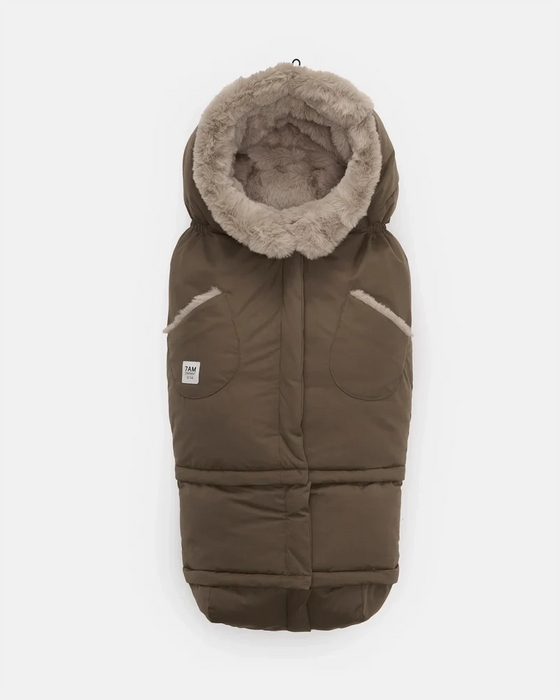 7AM Blanket 212 Evolution - Footmuff Moss Brown
