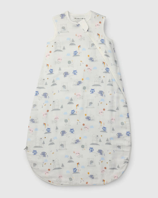 Loulou Lollipop Muslin Lightweight Sleep Bag 0.5T - Mini Mathletes