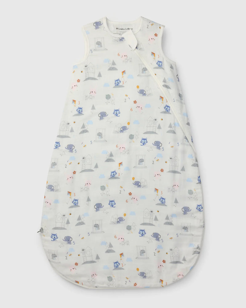 Loulou Lollipop Muslin Lightweight Sleep Bag 0.5T - Mini Mathletes