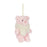 Jellycat Leola Bear Winter Warmer Decoration (LIMIT 1 PER CUSTOMER)