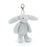 Jellycat Bashful Silver Bunny Bag Charm (LIMIT ONE PER CUSTOMER)
