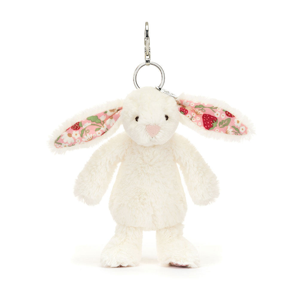 JellyCat Blossom Cream Bunny "Berry" Bag Charm (LIMIT ONE PER CUSTOMER)