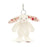 JellyCat Blossom Cream Bunny "Berry" Bag Charm (LIMIT ONE PER CUSTOMER)