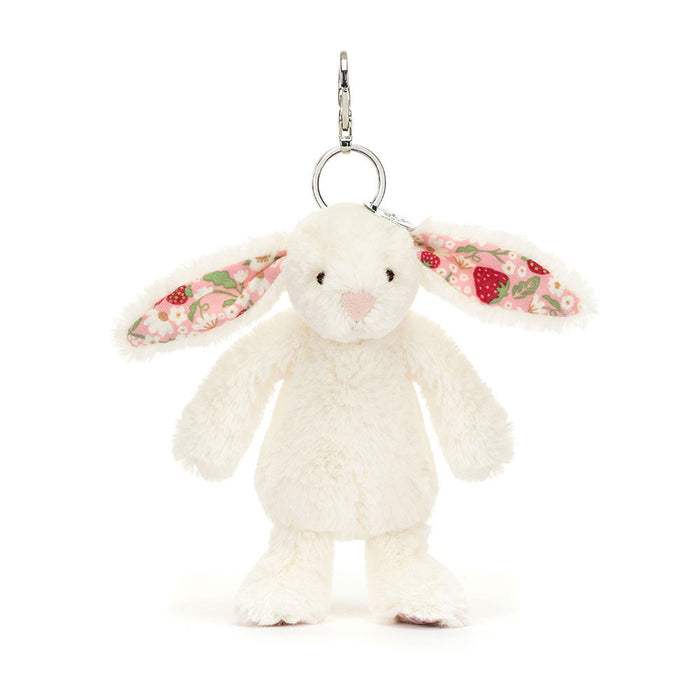 JellyCat Blossom Cream Bunny "Berry" Bag Charm (LIMIT ONE PER CUSTOMER)