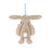 Jellycat Bashful Beige Bunny Decoration (LIMIT ONE PER CUSTOMER)