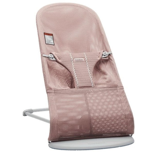 BABYBJÖRN Bouncer Bliss Mesh - Light Grey Frame/Dusty Pink