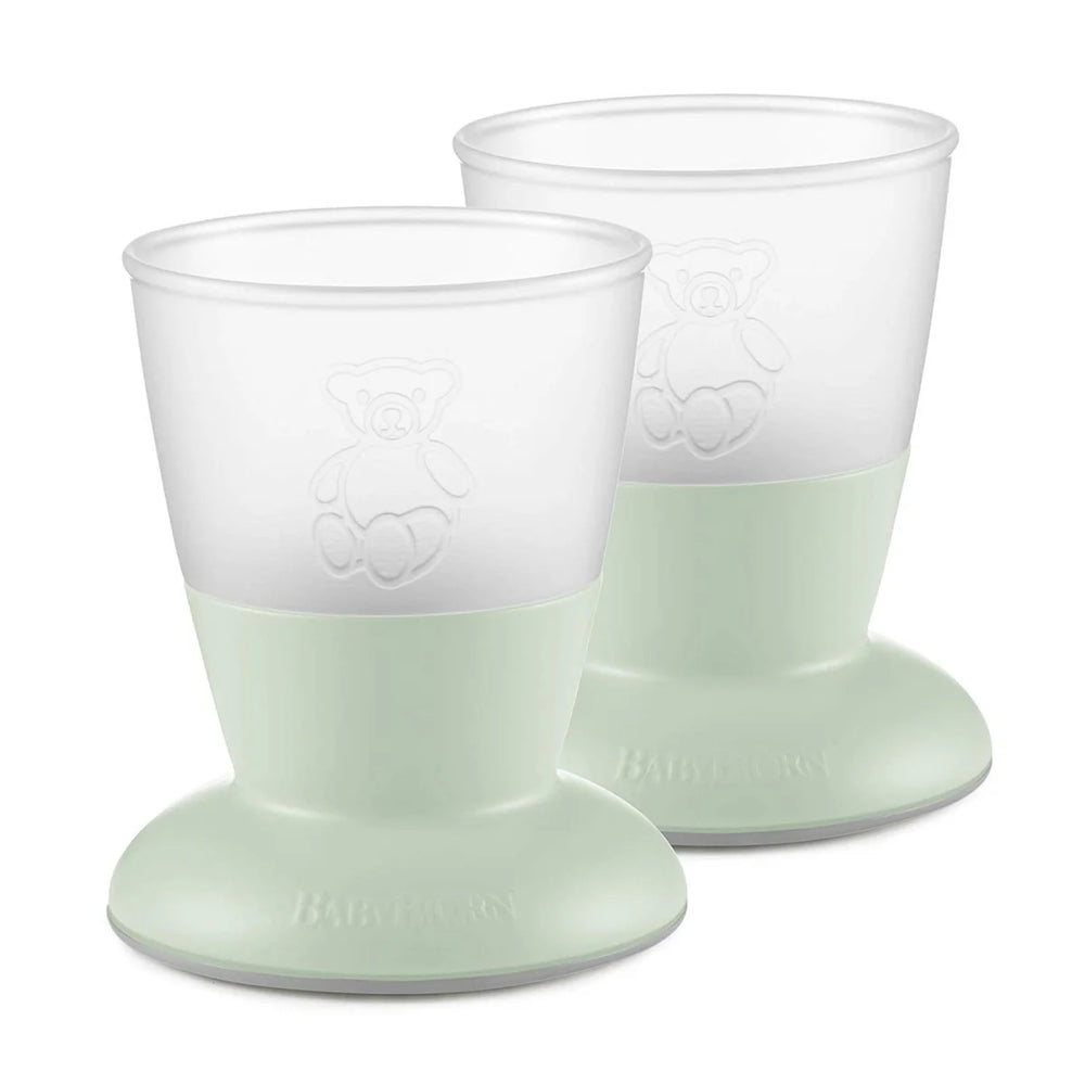 Bjorn Baby 2-pc Baby Cup - Powder Green