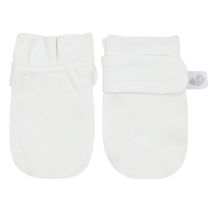 Perlim Pinpin Bamboo Scratch Mittens - Ivory