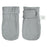 Perlim Pinpin Bamboo Scratch Mittens - Pebbles Grey