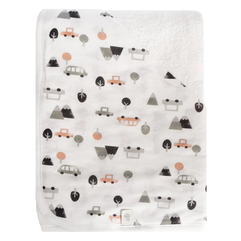 Perlim Pinpin Bamboo Hooded Towel - Cars