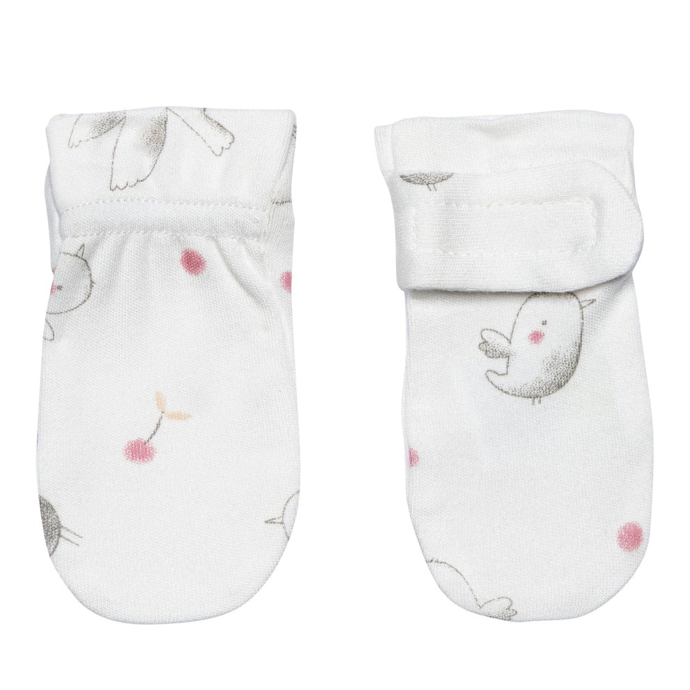 Perlim Pinpin Bamboo Scratch Mittens - Flickers