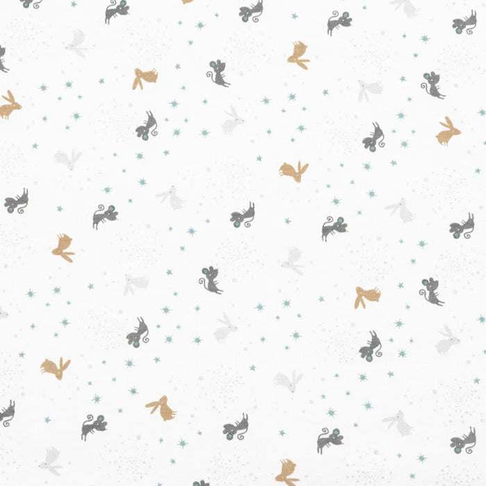 Perlim Pinpin Bamboo Scratch Mittens - Mice