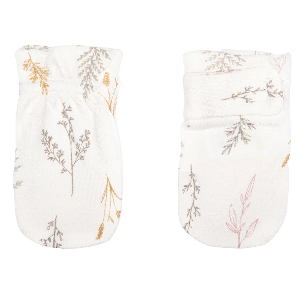 Perlim Pinpin Bamboo Scratch Mittens - Wheat