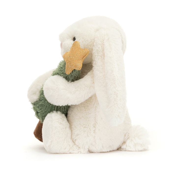 Jellycat Bashful Bunny with Christmas Tree (LIMIT ONE PER CUSTOMER)