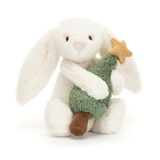 Jellycat Bashful Bunny with Christmas Tree (LIMIT ONE PER CUSTOMER)