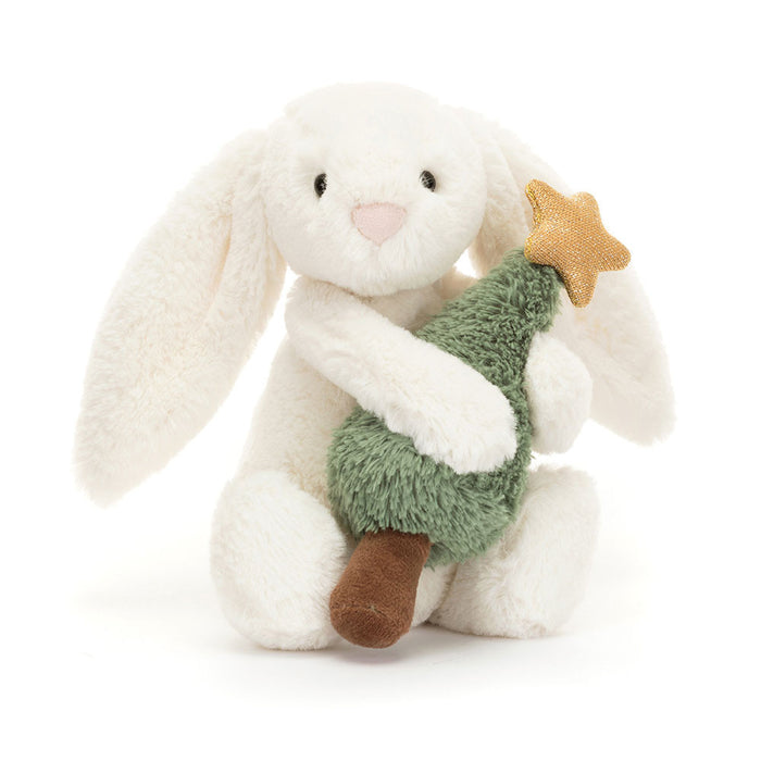 Jellycat Bashful Bunny with Christmas Tree (LIMIT ONE PER CUSTOMER)