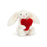 Jellycat Bashful Red Love Heart Bunny (LIMIT ONE PER CUSTOMER)