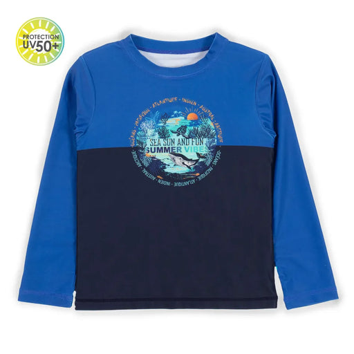 Nano Long Sleeve T-shirt - Navy 2-6T