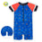 Nano One-Piece Swimsuit - Coral 9-12M & 18-24M