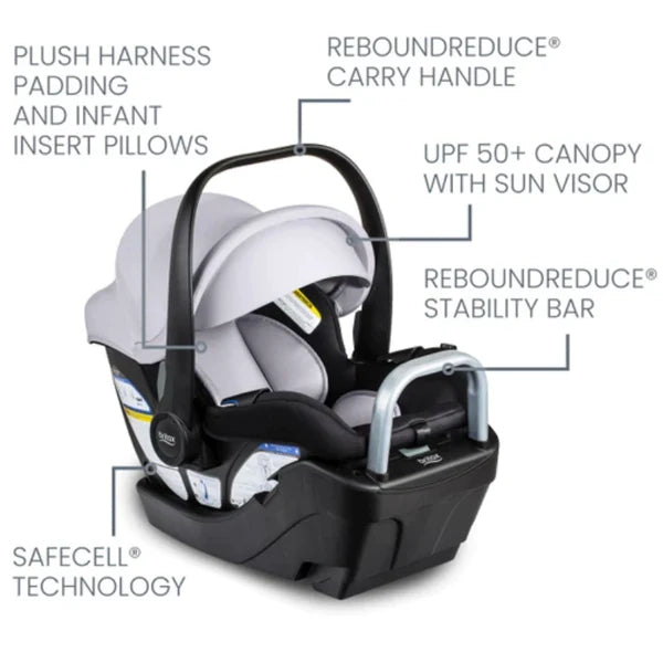 Britax Willow S Infant Car Seat - Glacier Onyx