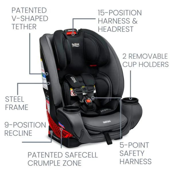 Britax One4Life ClickTight All-in-One Convertible Car Seat - Onyx Stone