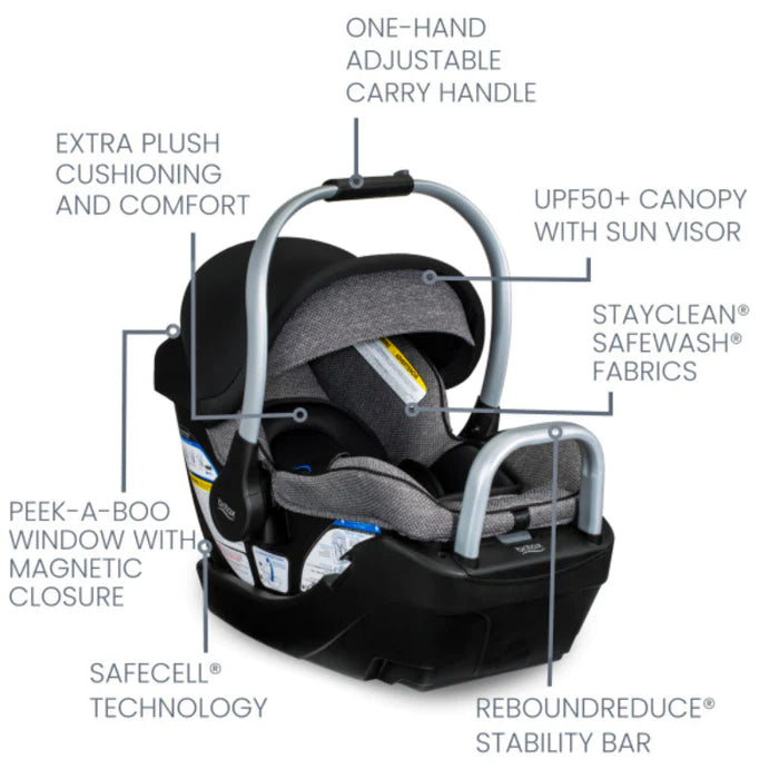 Britax Willow SC Car Seat - Pindot Onyx