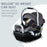 Britax Willow SC Car Seat - Pindot Stone