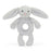 Jellycat Bashful Grey Bunny Ring Rattle
