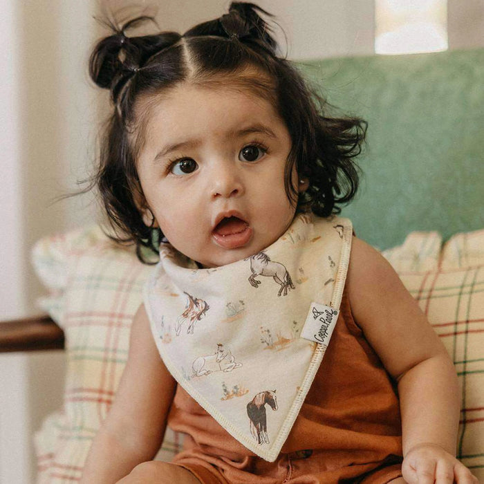 Copper Pearl Bandana Bibs Set - Cheyenne
