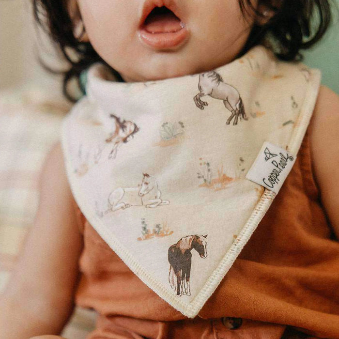 Copper Pearl Bandana Bibs Set - Cheyenne
