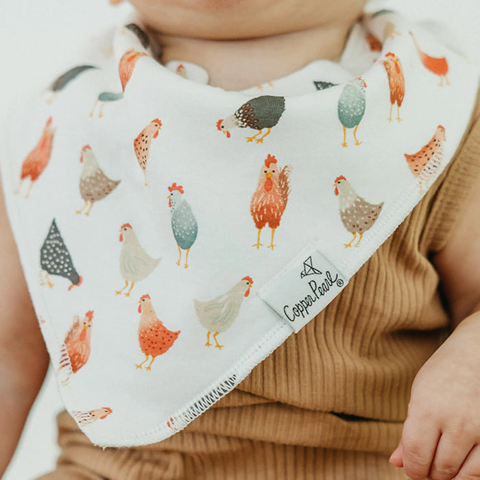 Copper Pearl Bandana Bibs Set - Farmstead