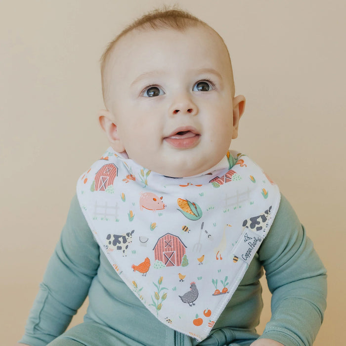 Copper Pearl Bandana Bibs Set - Farmstead