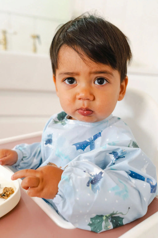 Loulou Lollipop LongSleeve Waterproof Bib - Magical Dragons