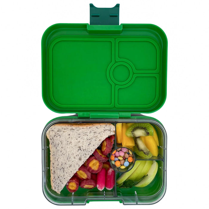 Yumbox Panino4 - Jurassic Green w/ Dinosaur Tray