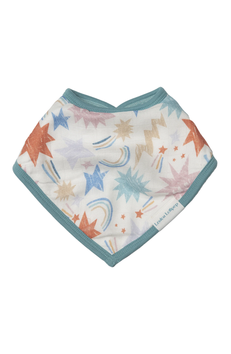 Loulou Lollipop Muslin Bandana Bib Set  - Superhero Dog