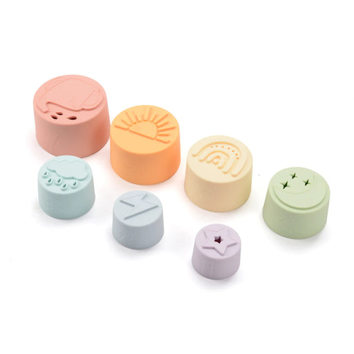 Loulou Lollipop Stacking Cups - Rainbow SCSRBW