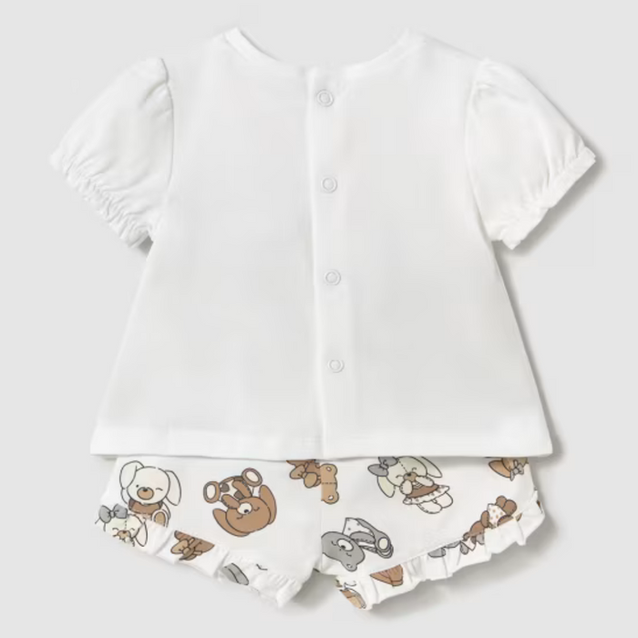 Mayoral Short Set - Galleta (Brown)