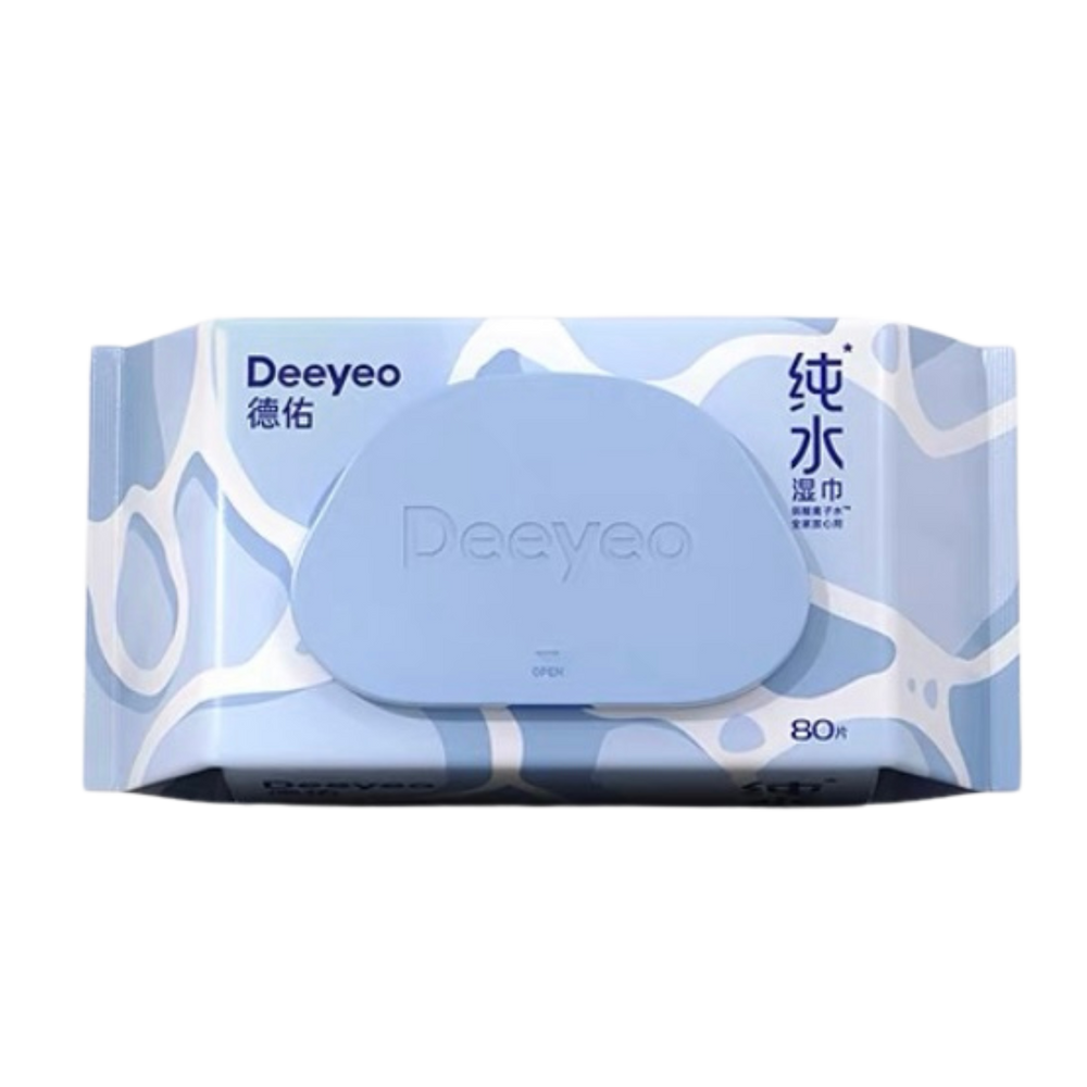 Deeyeo pure water baby wipe 80pcs