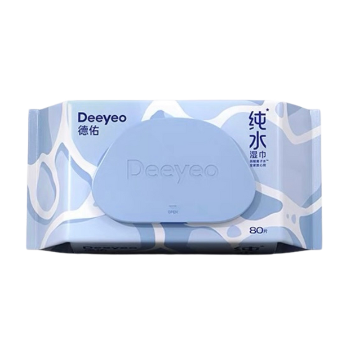 Deeyeo pure water baby wipe 80pcs