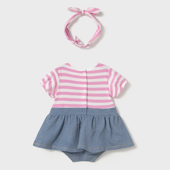 Mayoral Dungaree Skirt - Chicle