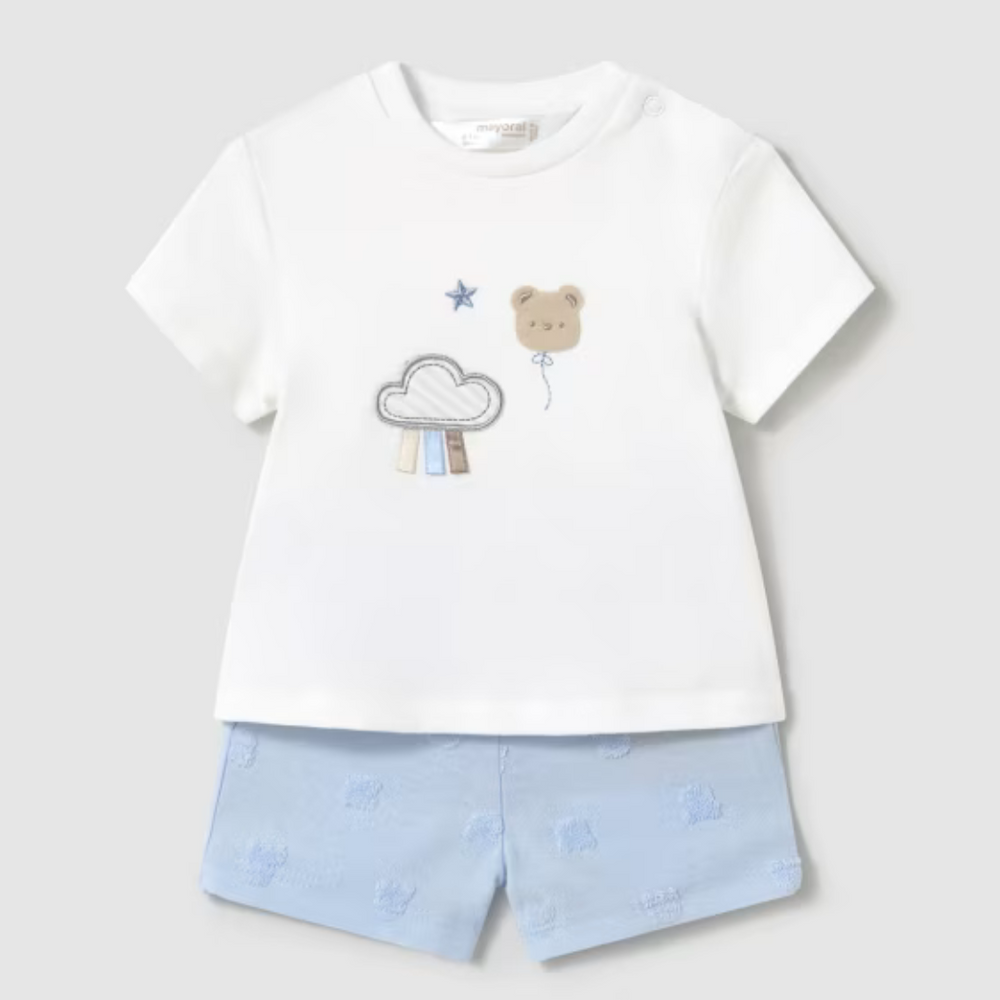 Mayoral Knit Set - Cielo (Cloud)