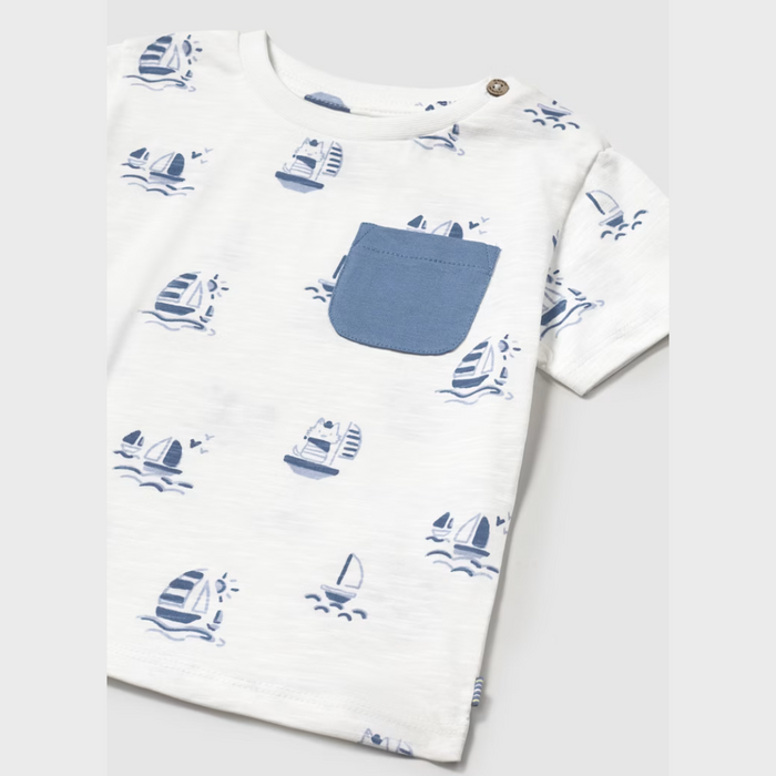 Mayoral Printed Short Sleeve T-shirt - Capri