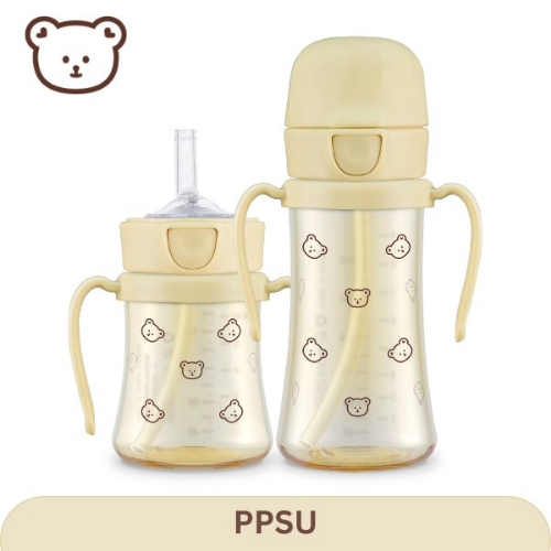 Grosmimi PPSU Straw CUP 200ml - Butter