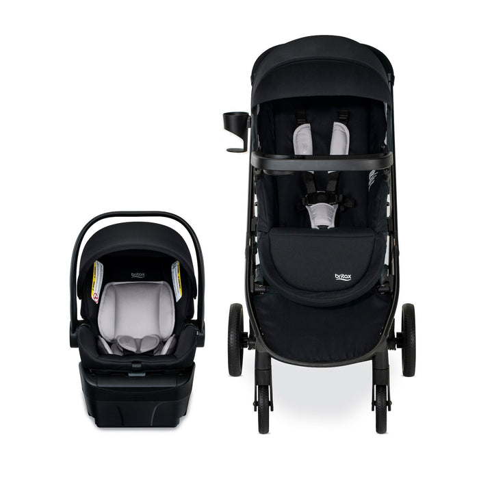 Britax Willow Brook Travel System - Onyx Glacier