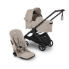 Bugaboo Dragonfly Plus Complete Stroller -Black/Desert Taupe-Desert Taupe