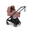 Bugaboo Dragonfly Plus Complete Stroller -Black/Dusty Pink-Dusty Pink