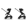 Bugaboo Dragonfly Plus Complete Stroller -Graphite/Grey Melange-Grey Melange
